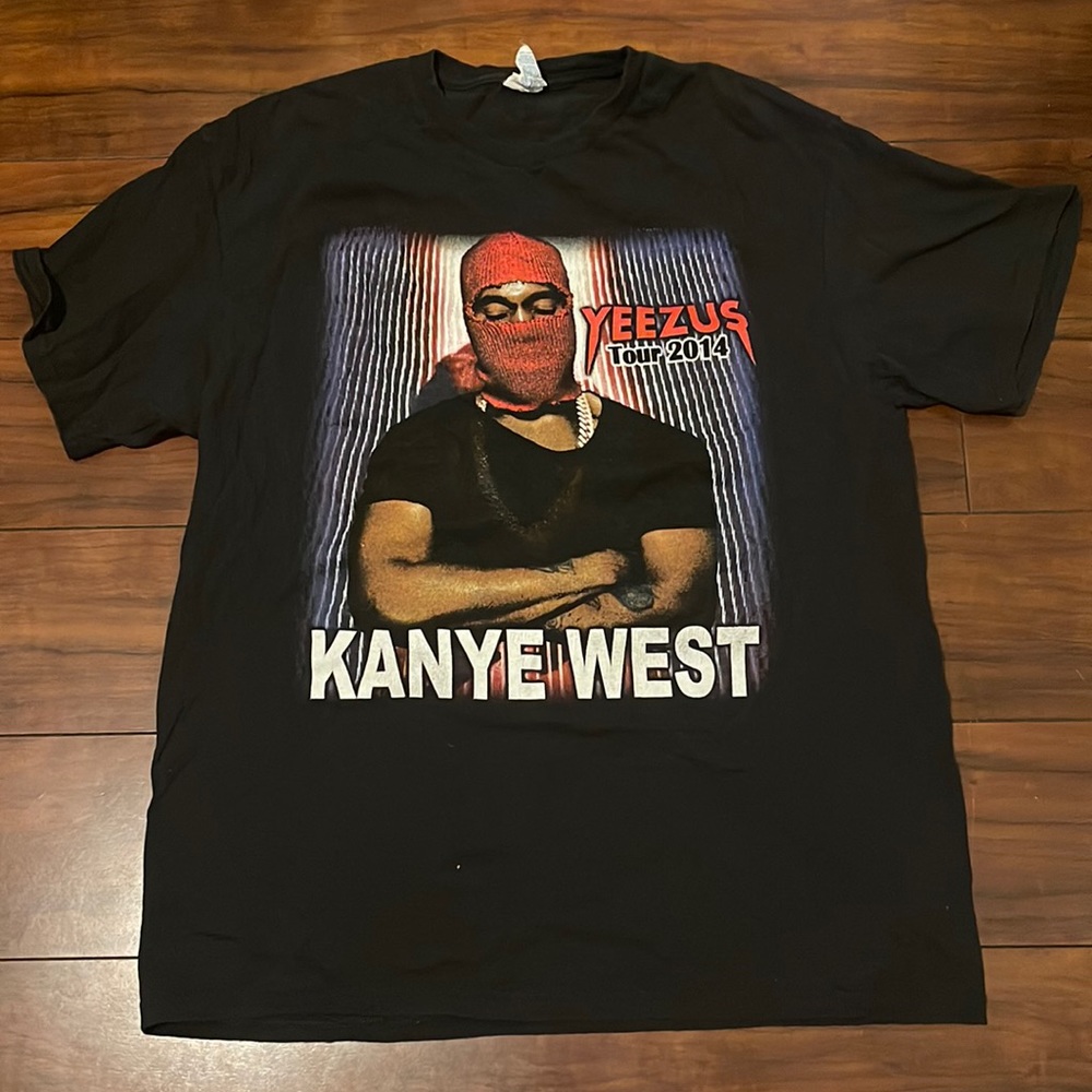 Vintage 2014 Kanye West Yeezus Tour T Shirt Ski Mask Rap Tee